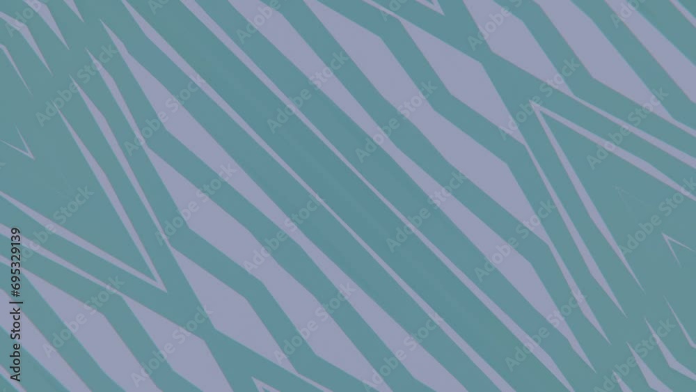 Aufkleber Abstract background with blue-violet color palette. 3d rendering loop animation