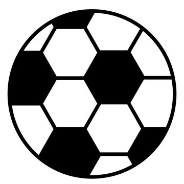 football solid glyph icon illustration