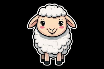 Obraz premium Happy Sheep (JPG 300Dpi 10800x7200)