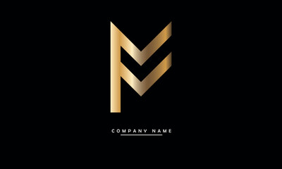 MM Abstract Letters Logo Monogram