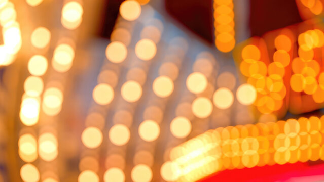 Typical blinking light bulb background in Las Vegas - travel photography