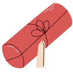 The gift is packed in fine craft paper. A stylish package greeting for the holidays.Gift wrapping tied with a string. Isolated birthday or anniversary box with wrapping paper. Sale, trading concept. 