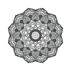 Vector luxury mandala template background and ornamental design for coloring page, greeting card, invitation, tattoo, floral mandala.

