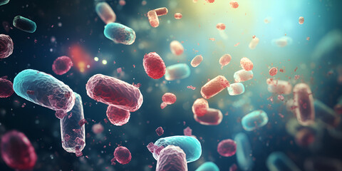 Realistic photo bacterium. 
High-Quality Bacterium Photos