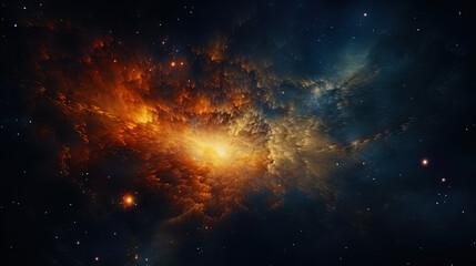 Fototapeta premium The texture of cosmic endlessness with galactic spiral forms