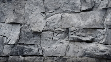 Gray grunge banner. Abstract stone background. The texture of the stone wall. Close-up. Light gray rock backdrop