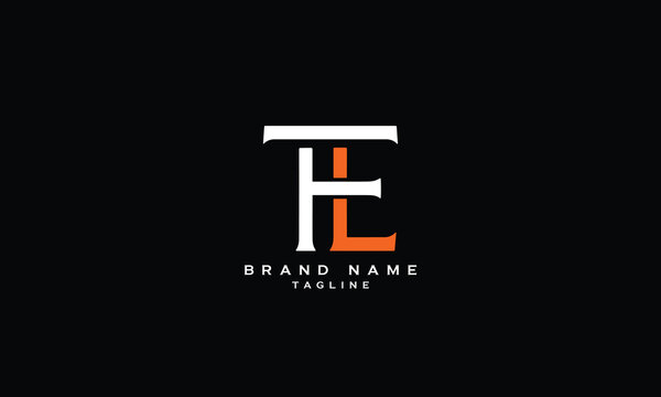 FLE, FEL, LFE, LEF, ELF, EFL, FL, LF, Abstract initial monogram letter alphabet logo design