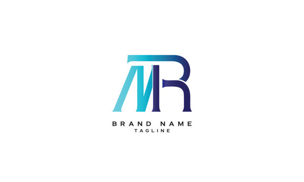 MHR, MRH, HMR, HRM, RHM, RMH, NHR, NRH, HNR, HRN, RHN, RNH, Abstract initial monogram letter alphabet logo design