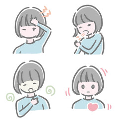 頭痛 くしゃみ 吐き気 動悸