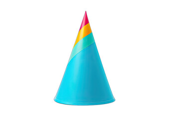 party hats isolated on transparent background