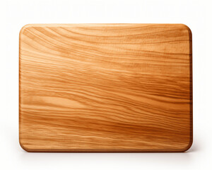 Wooden Cutting Board Isolated	