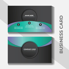 Fototapeta na wymiar Business card design for modern medical healthcare.