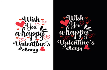Vector valentine typography t-Shirt Design