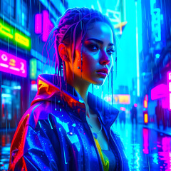Cyberpunk women