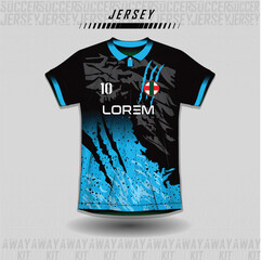 Soccer jersey design for sublimation 