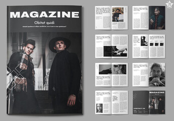 Simple Magazine Layout