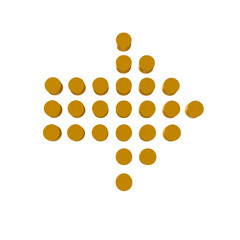 arrow on transparent background