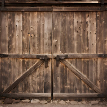 Wood barn door background