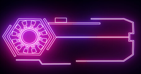 High-resolution futuristic hud lower third. Sci-fi design of hud lower third. Element of hud interface. Lower Third for a title, TV news, information call box bars, and news channels.