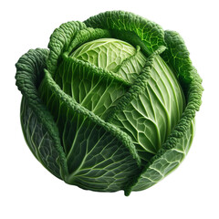 Obraz premium cabbage isolated on transparent or white background, png