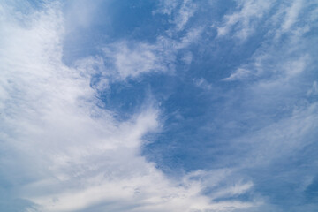 Blue sky background with clouds