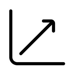 line chart icon, line graph icon, ui ux icon