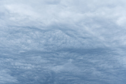 Unusual beautiful clouds asperatus, Cloudy sky before rain