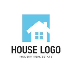Real Estate logo, Builder logo, Roof Construction logo design template vector illustration