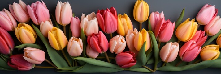 Tulips Background Free Space Your Tex , Banner Image For Website, Background, Desktop Wallpaper