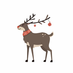 Reindeer vector ai generated 