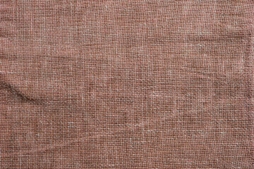 Linen fabric close up as background