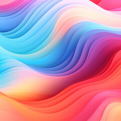 Psychedelic Radiance: Abstract Modern Color Gradients with Vibrant Hues