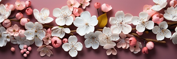 Spring Summer Floral Border Template Air , Banner Image For Website, Background, Desktop Wallpaper