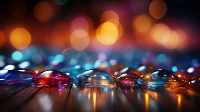 Light That Blurts Out Beautiful Bokeh, Background HD, Illustrations