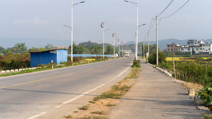 road in the countryside