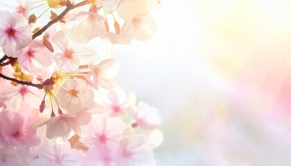 Fototapeta na wymiar 桜の花びらの背景素材