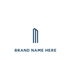 Letter M logo icon design template elements
