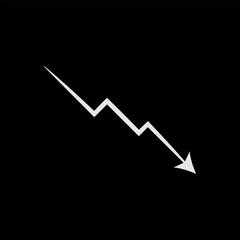 "Decline" - vector illustration for business
