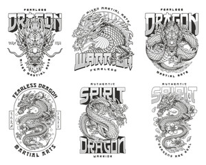 Dragon fight club set sticker