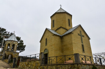 St. George's Church on Mtatsminda mountain in Vera neighborhood of Tbilisi, Georgia