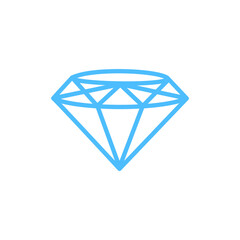 diamond icon flat style