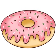 Strawberry Fancy Donuts