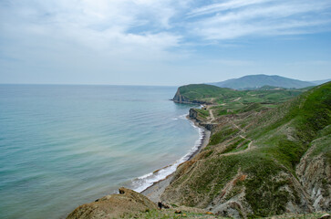 view of the coast of the sea