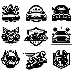 set of icon logo template car spot