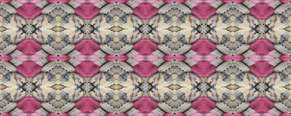 Seamless Ethnic Pattern. Wicker Chinese Tapestry.