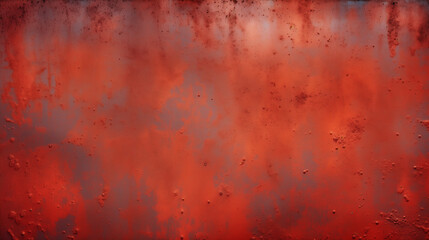 Red textured background with traces of corrosion