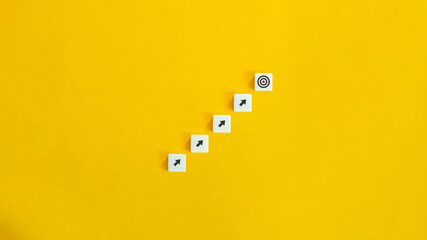 Business Plan, Strategy and Success Concept Image. Goal Achievement, Meet the Target.

Letter Tiles...