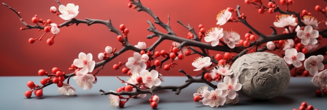 Happy Chinese New Year  Abstract , Banner Image For Website, Background, Desktop Wallpaper