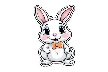 Obraz na płótnie Canvas Cute Rabbit (JPG 300Dpi 10800x7200)