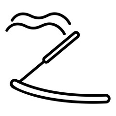 incense stick outline icon
